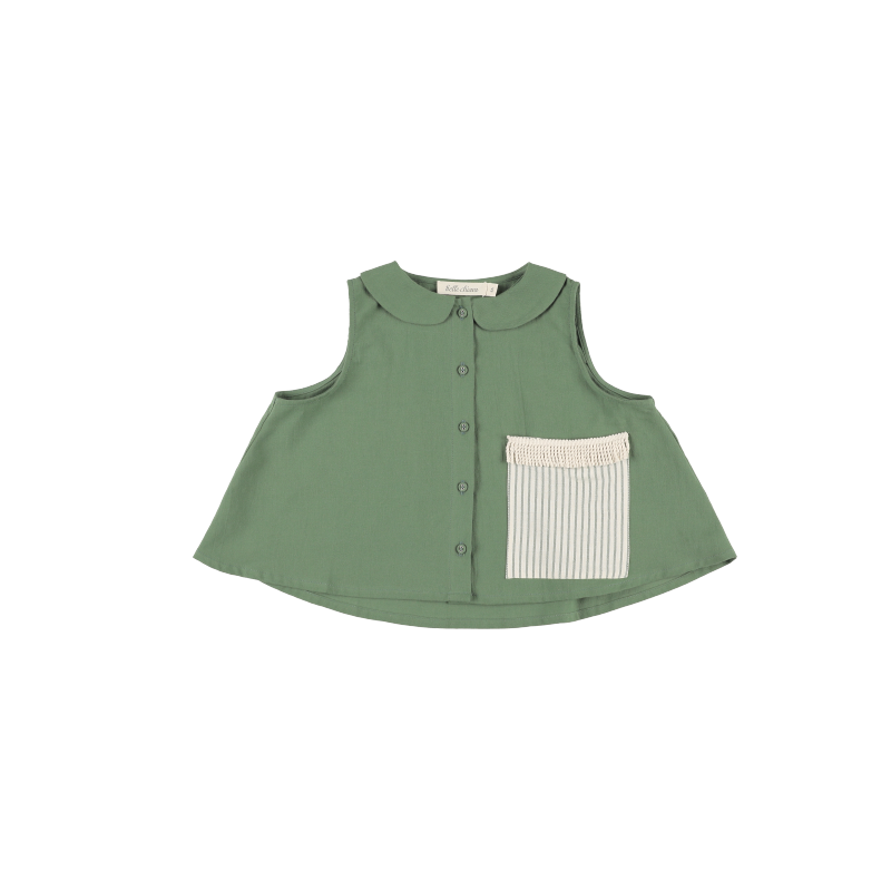 Blouse OVERSIZE POCKET - Cactus