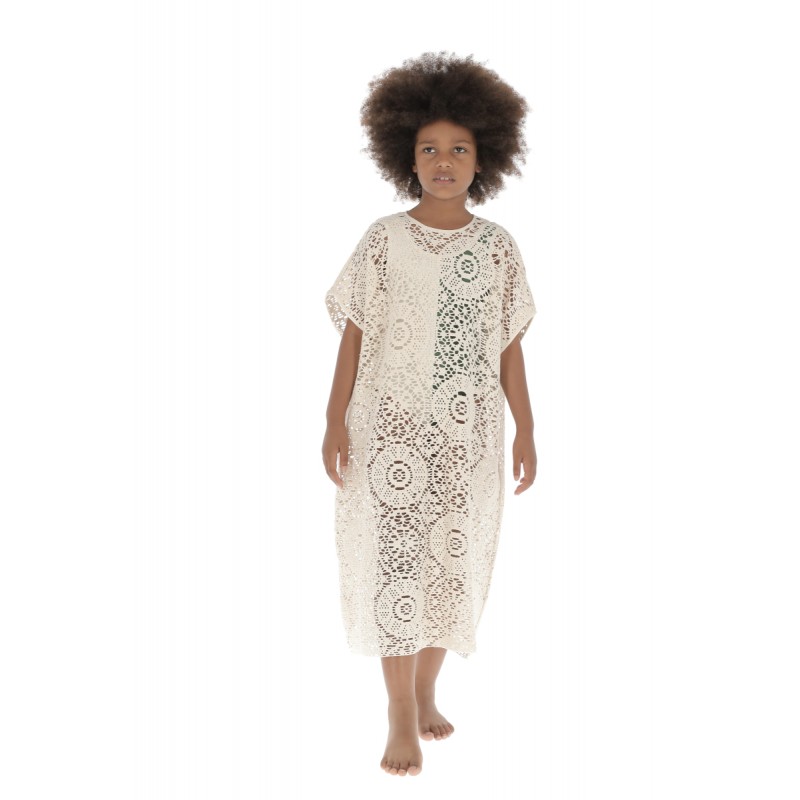 Kaftan CROCHET - Crudo