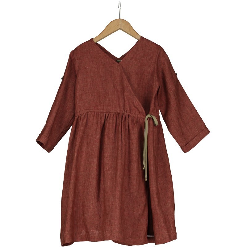 Dress STRAVINSKI Two sides Russet