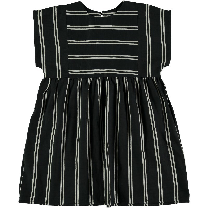 Beachy Dress STRIPES Black