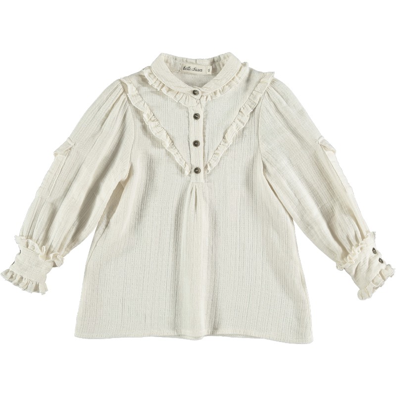 Blouse WITH POCKETS Beige